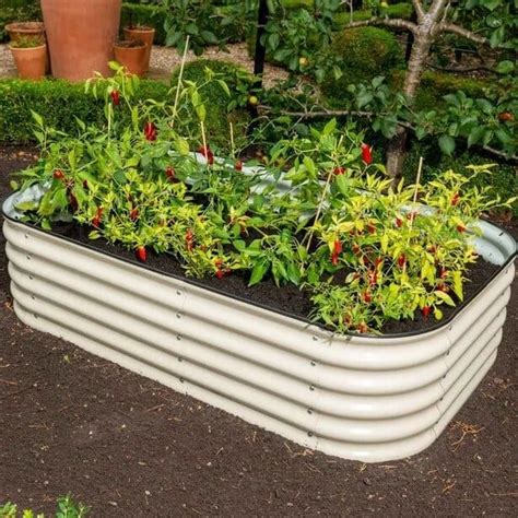 mild steel planter box|elevated metal planter box.